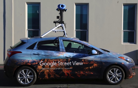 Feb 17 - Google Street View Vehicle was in our neighborhood.